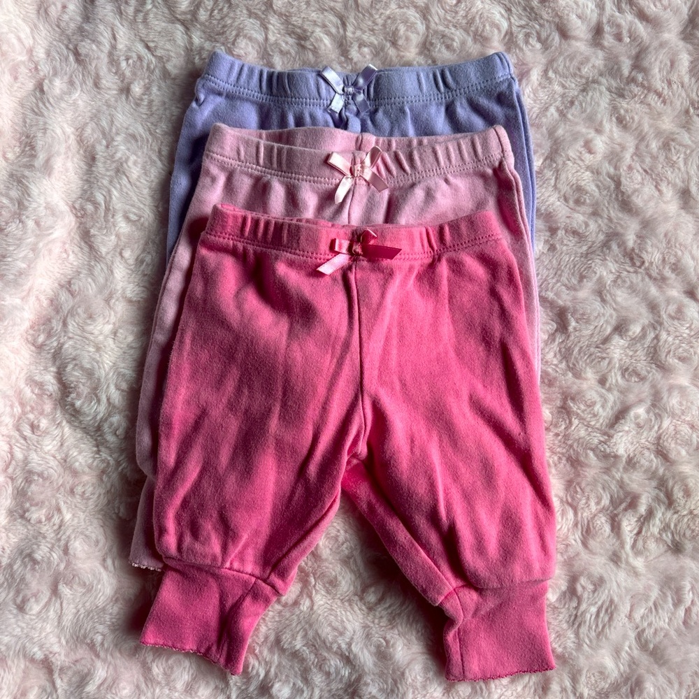 Faded Glory Baby Sweatpants (3 pack)